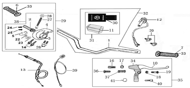 01 Handle bar Assembly