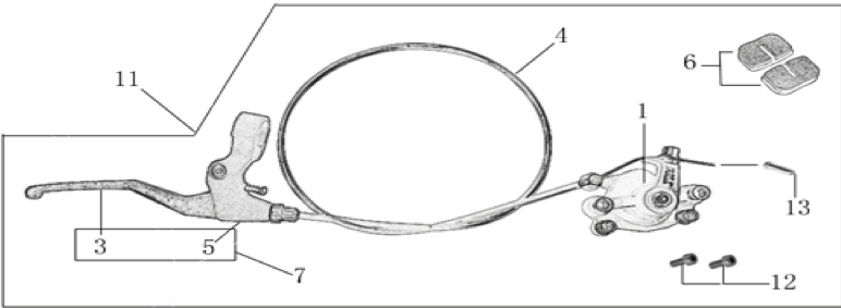 05 Front Brake Assy