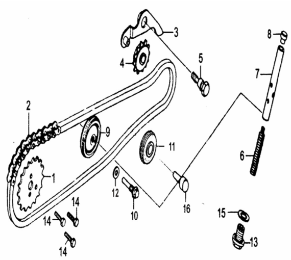 33 Timing Chain & Tensioner