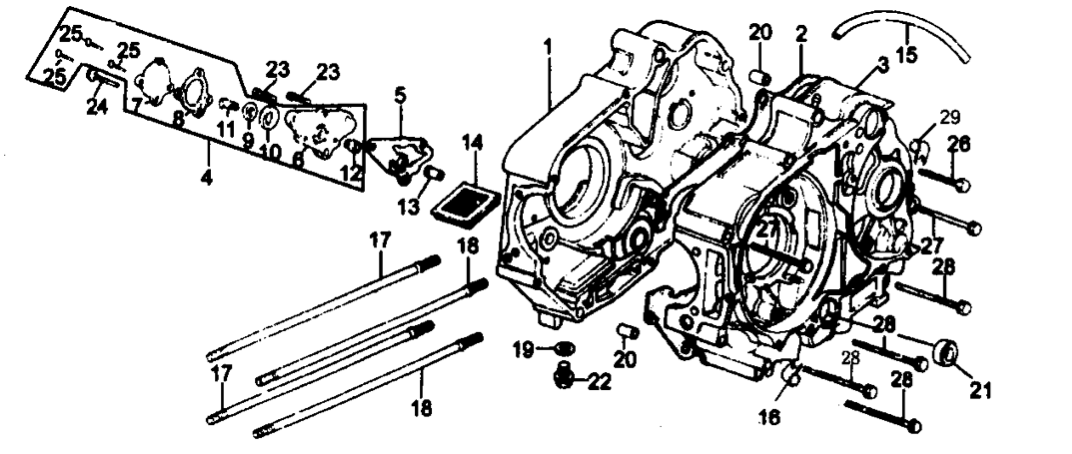 38 Crankcase & Oil Pump