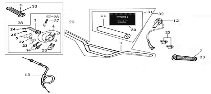 01 Handle Bar Assembly