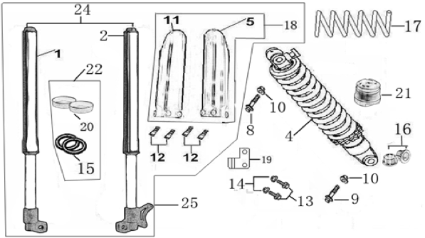 04 Front & Rear absorber