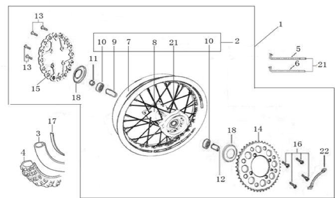 Rear Wheel Assy