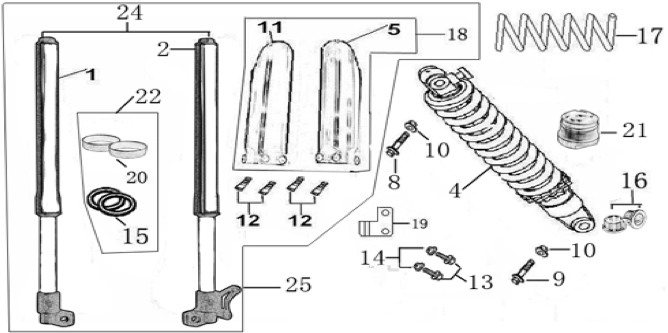 04 Front & Rear absorber