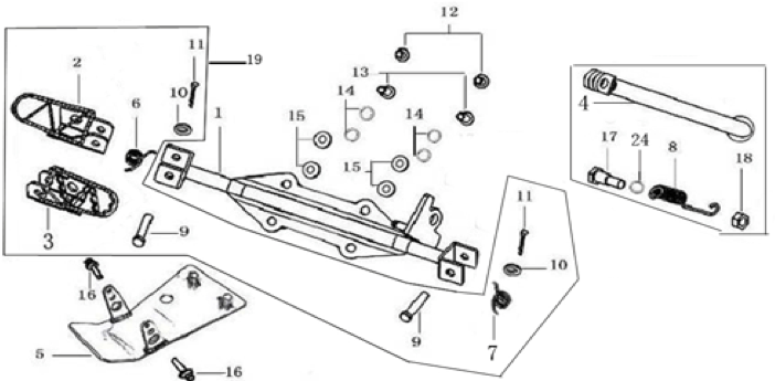 09 Foot Peg assy