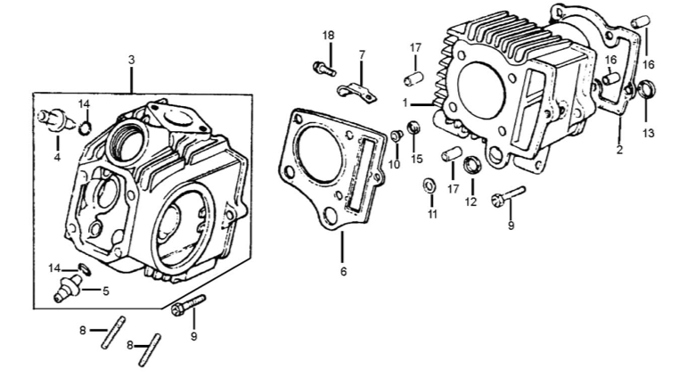 30 Cylinder Head/ Cylinder Body