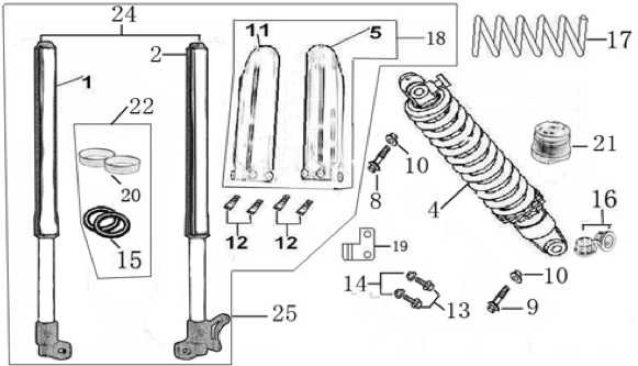 04 Front & Rear absorber