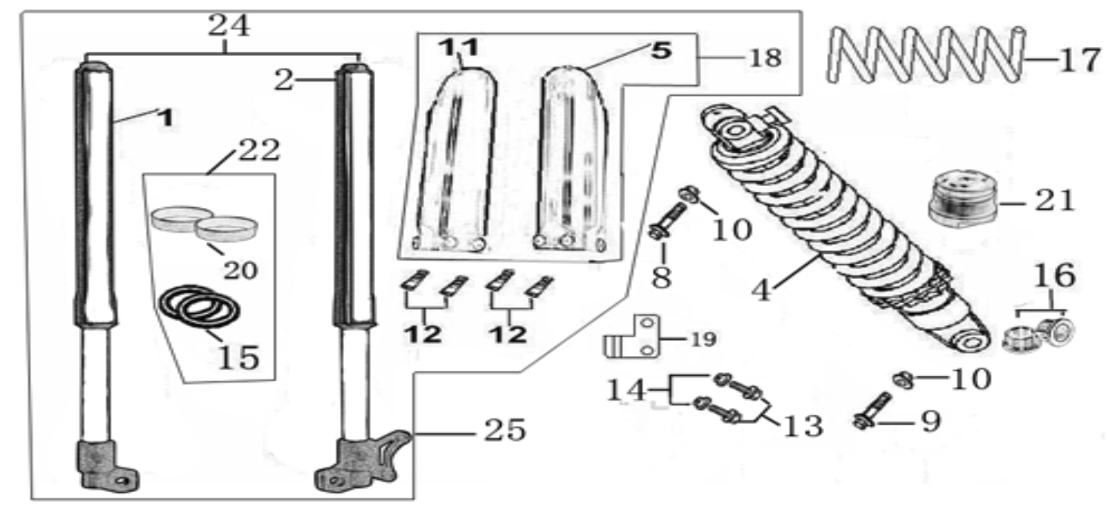 04 Front & Rear absorber