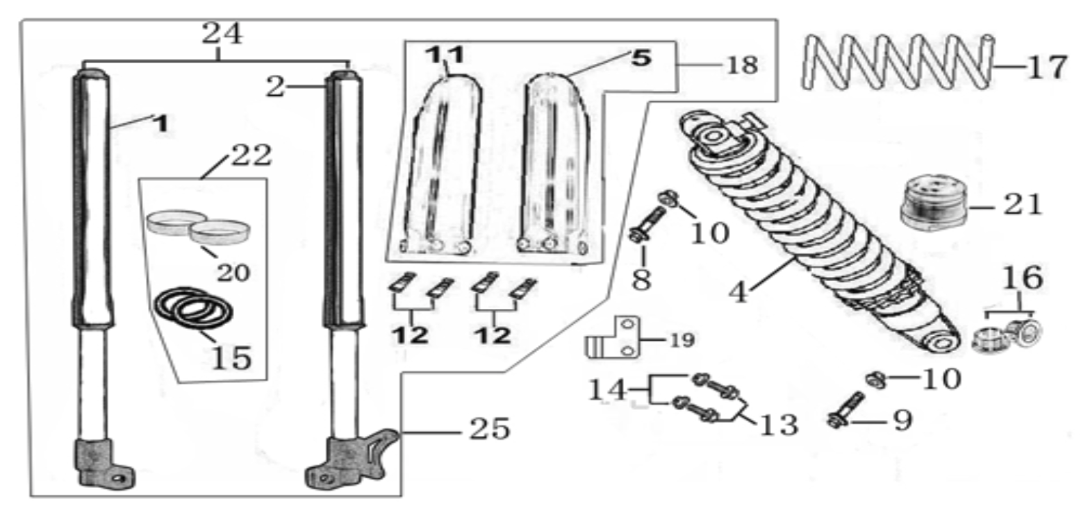 04 Front & Rear absorber