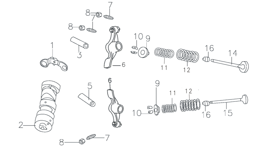 32 Camshaft Assy 