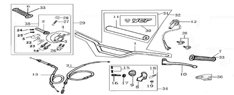 01 Handle Bar Assembly