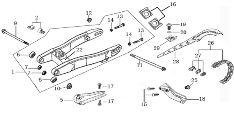 10 Swing Arm Assy