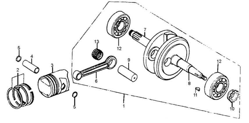 39 Crankshaft/ Piston