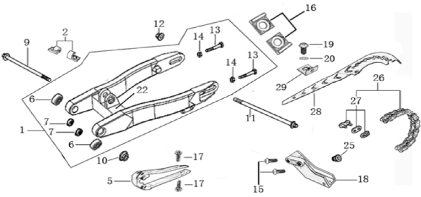 10 Swing Arm Assy