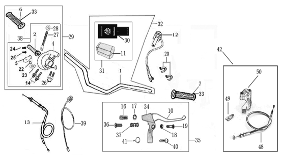 01 Handle Bar Assembly