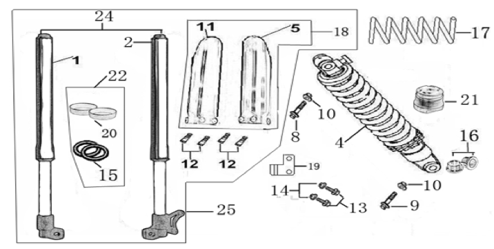 04 Front & Rear Absorber