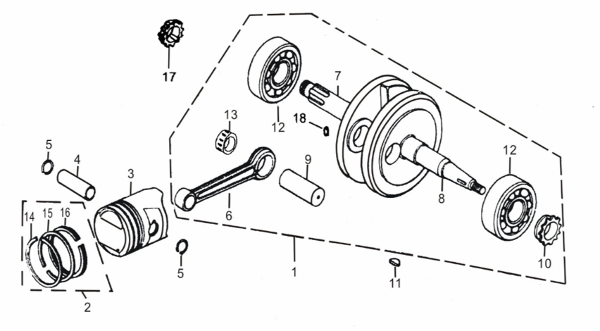 41 Crankshaft & Piston