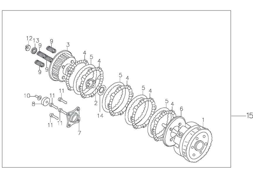 39 Clutch Component Part