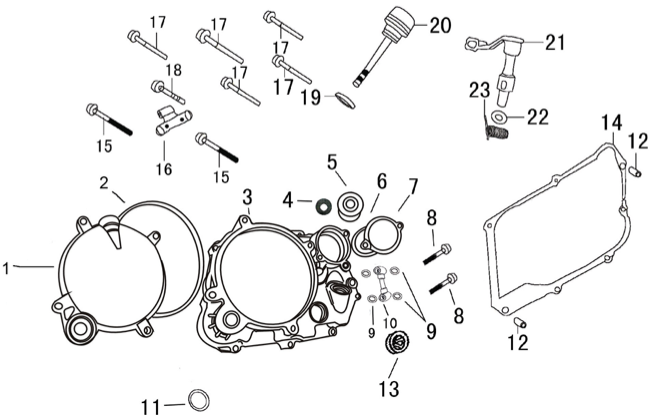 36 Crankcase Cover