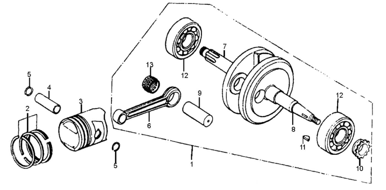 38 Crankshaft / Piston