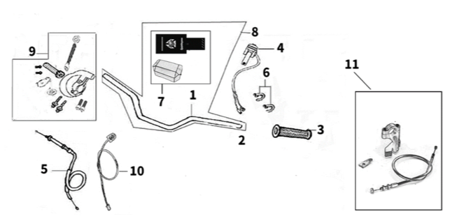 01 Handle Bar Assembly