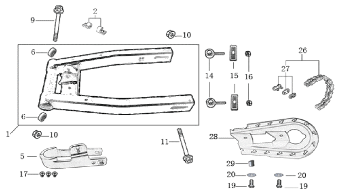 10 Swing Arm Assy