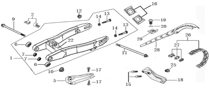 10 Swing Arm Assy