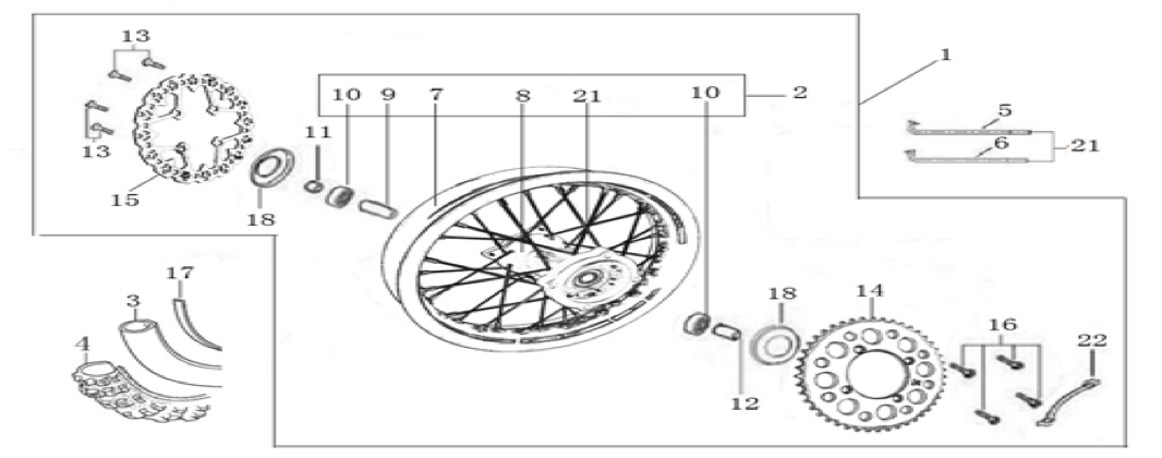 Rear Wheel Assy