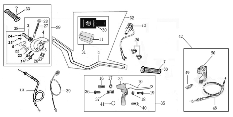 01 Handle Bar Assembly