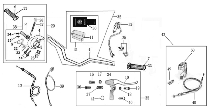 01 Handle Bar Assembly