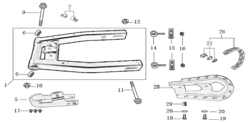 10 Swing Arm Assy