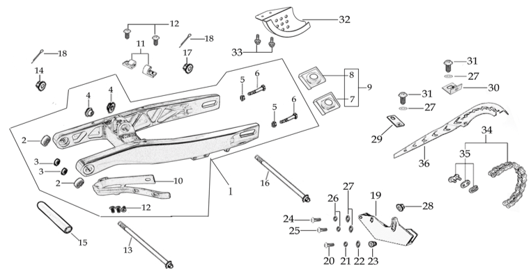 10 Swing Arm Assy