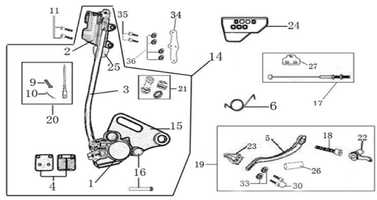 12 Rear Brake