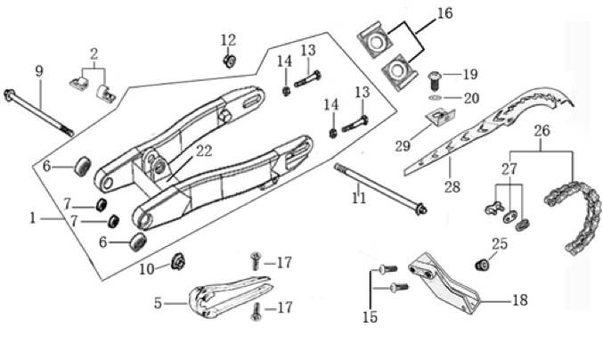 10 Swing Arm Assy