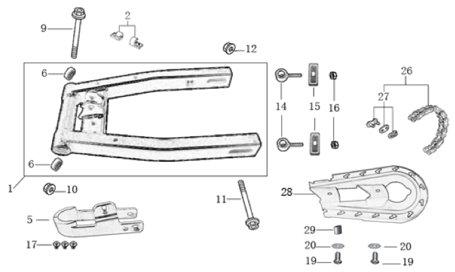 10 Swing Arm Assy