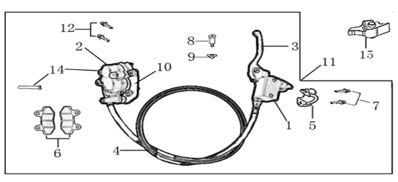 05 Front Brake Assy