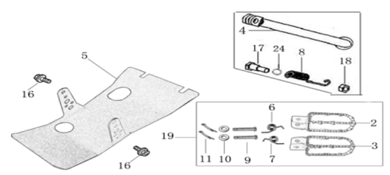 09 Foot Peg Assy