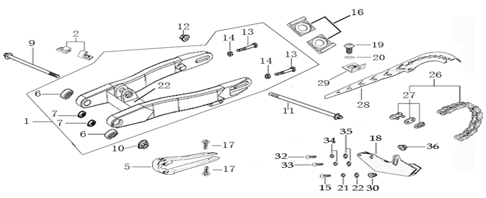 10 Swing Arm Assy