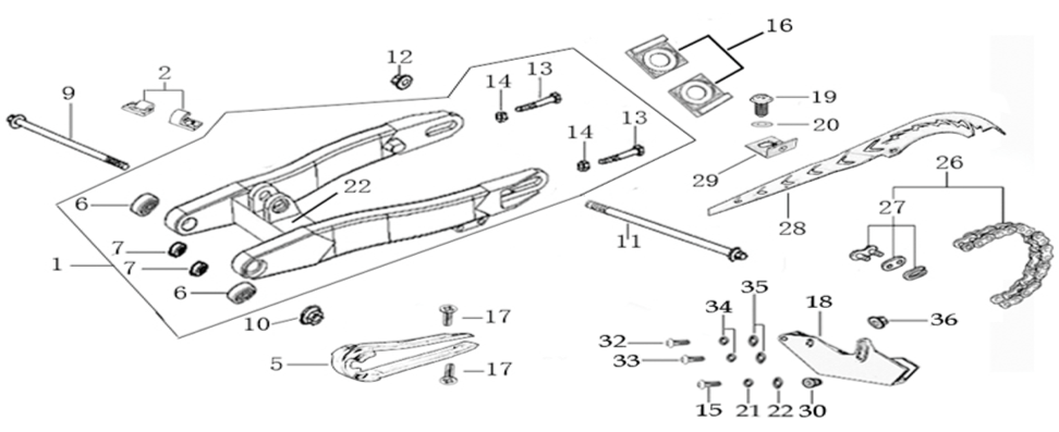 10 Swing Arm Assy