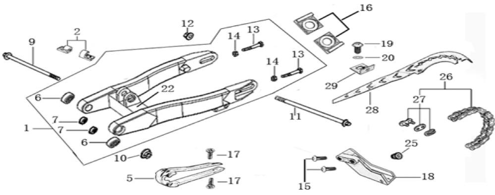 10 Swing Arm Assy