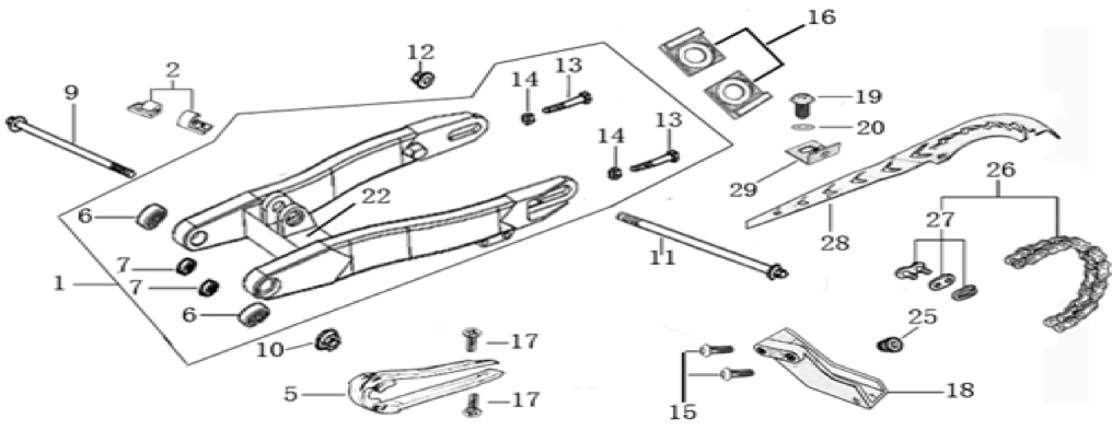 10 Swing Arm Assy