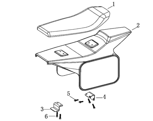 13 Seat & Plastic Kit