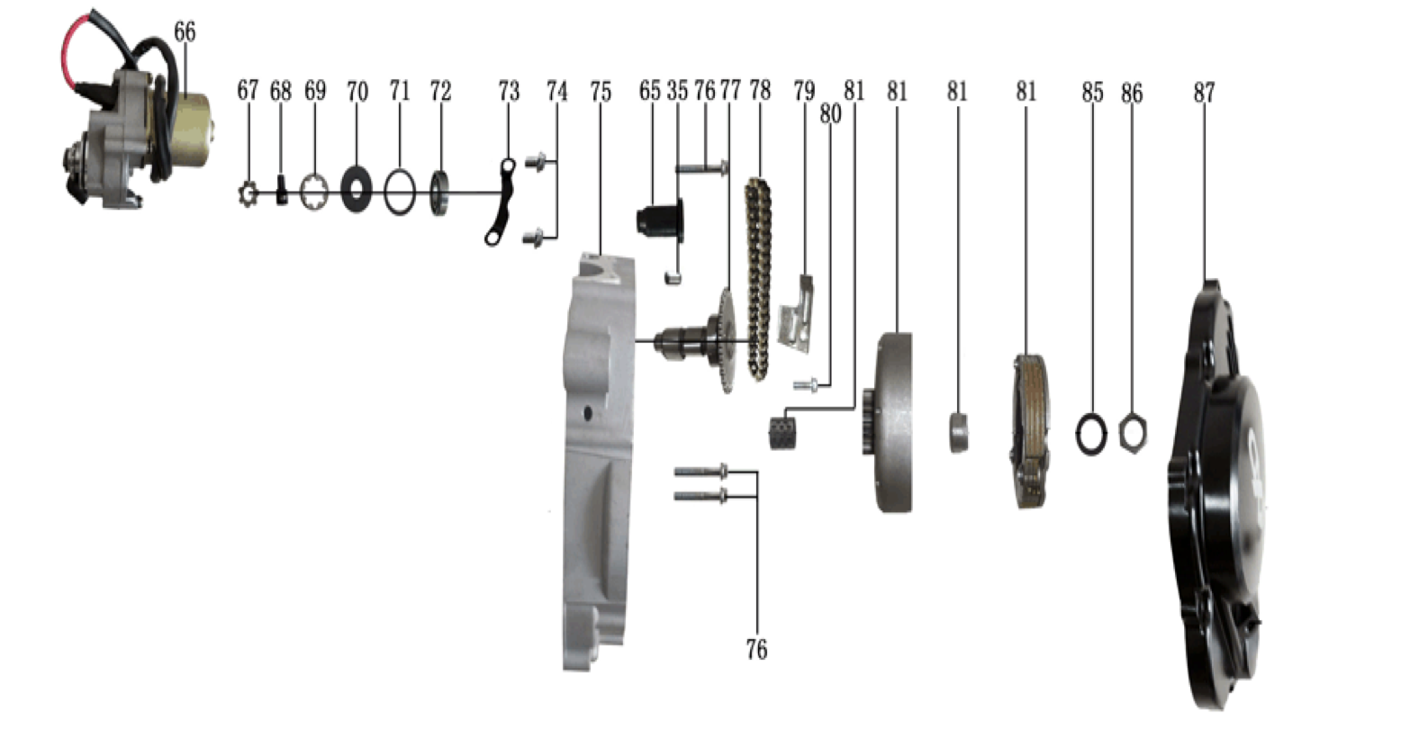 33 Righthand Engine Assy