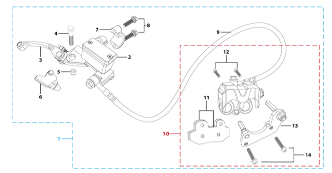 05 Front Brake Assy