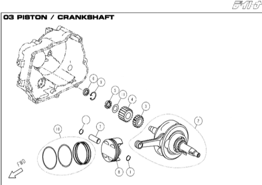 32 Piston / Crankshaft