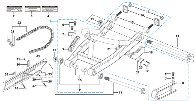 10 Swing Arm Assy