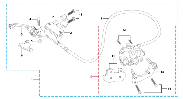 05 Front Brake Assy