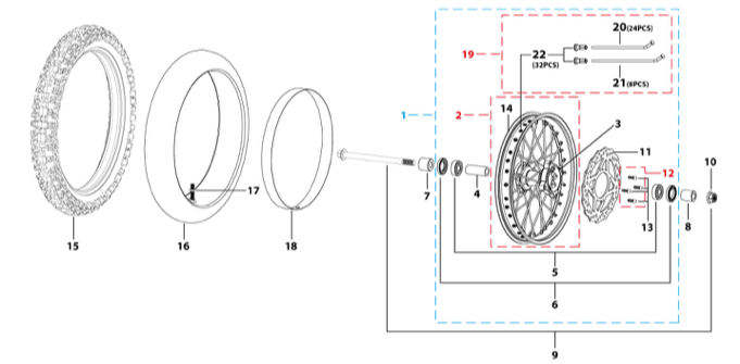 06 Front Wheel Assy