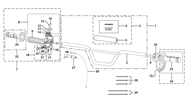 01 Handle Bar Assembly