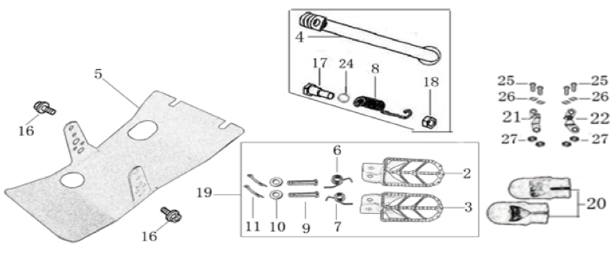 09 Foot Peg Assy